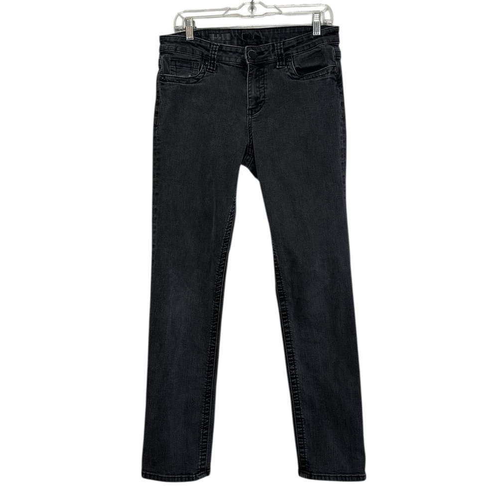 Kut From The Kloth Women's Black Faded Straight Leg Jeans Size 10